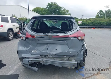 2023 Nissan Kicks Sv Xtronic Cvt z USA, uszkodzony, nr VIN 3N1CP5CV7PL557615